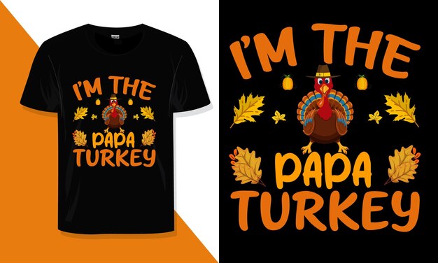 Vector trendy thanksgiving t shirt design