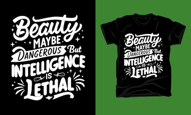 trendy typograqphy graphic tshirt design