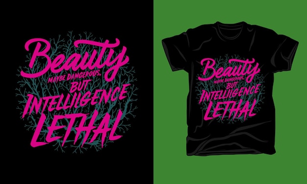 trendy typograqphy graphic tshirt design