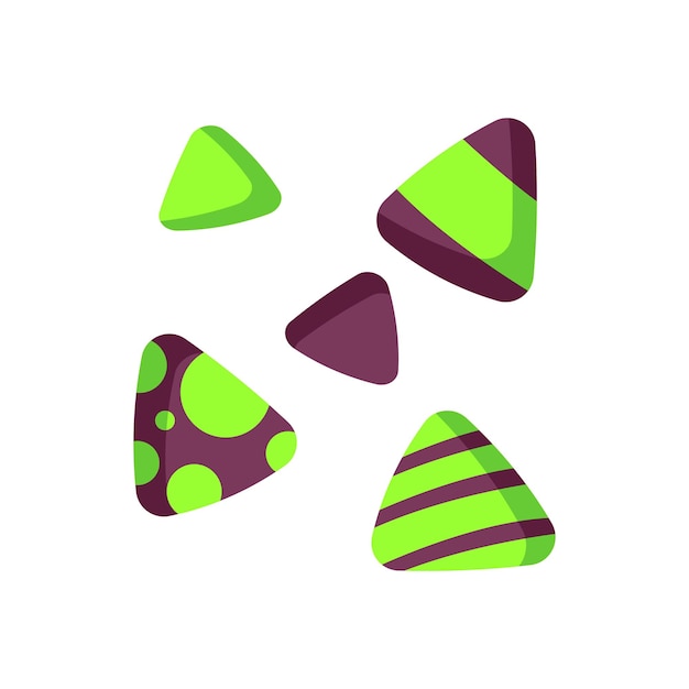 Triangle Candy Illustration