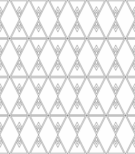 Triangle geometric pattern design vector.