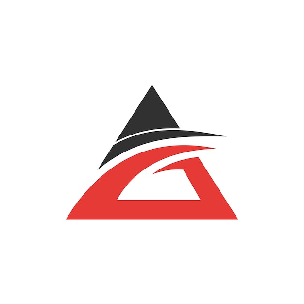 TRIANGLE LETTER AG FREE LOGO DESIGN