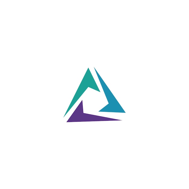 Triangle logo template