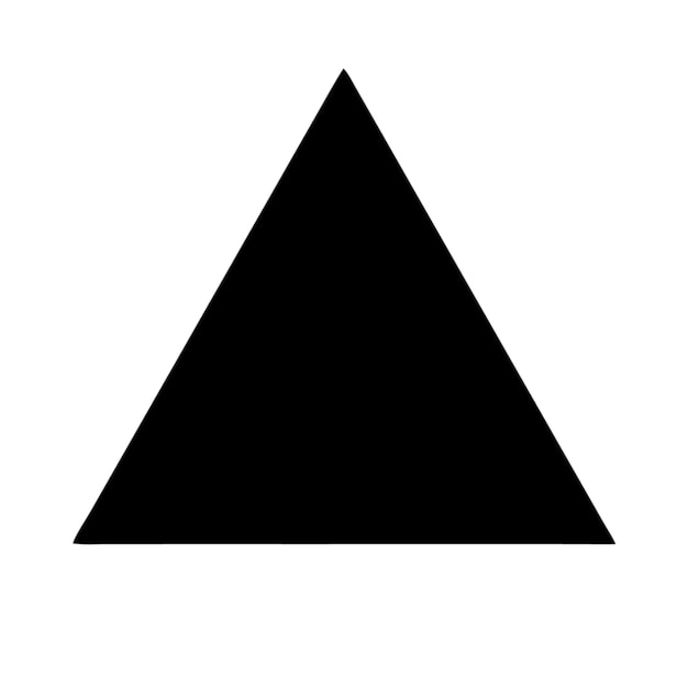 Vector triangle pictogram