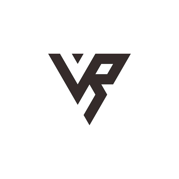 Triangle vr initial logo