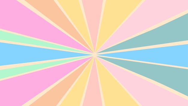 triangles to the center with soft colors background