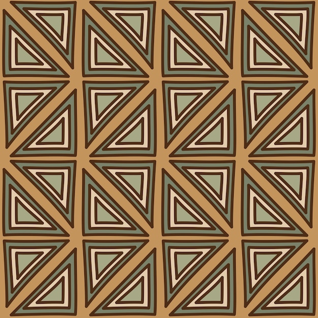 Triangles vector pattern