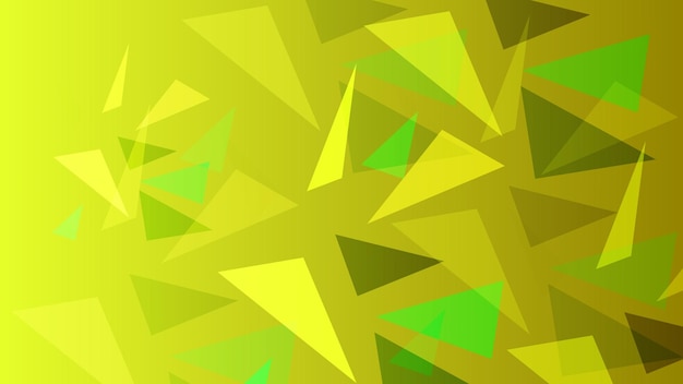 Triangular abstract background with yellow gradient color