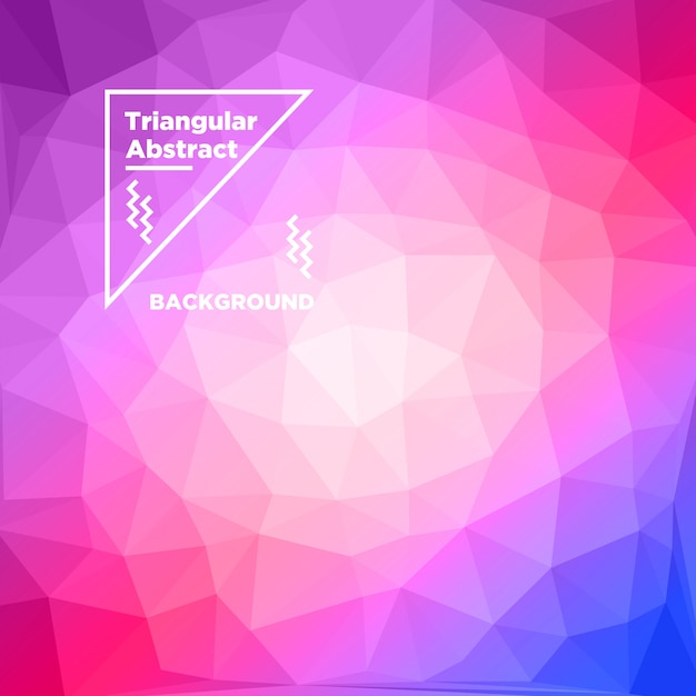 Triangular Polygonal Background