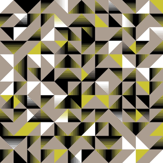 Triangular seamless pattern grey