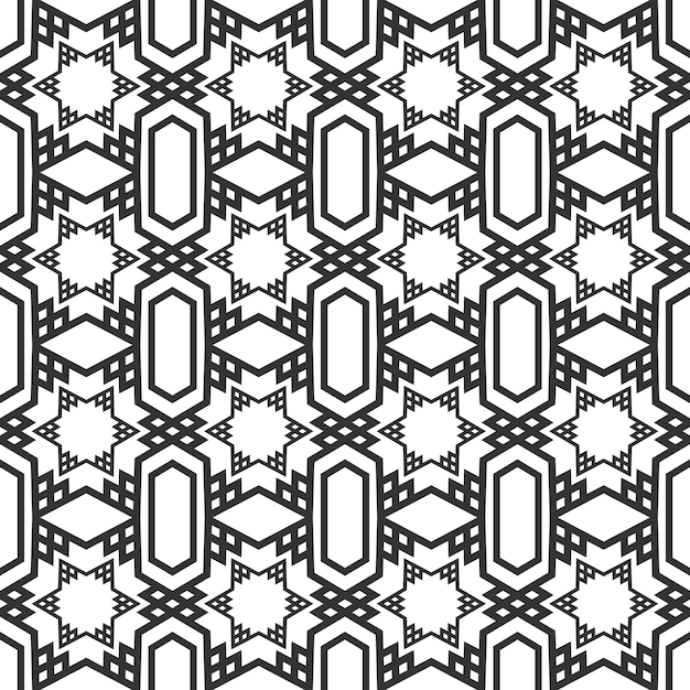 Tribal astec seamless pattern background