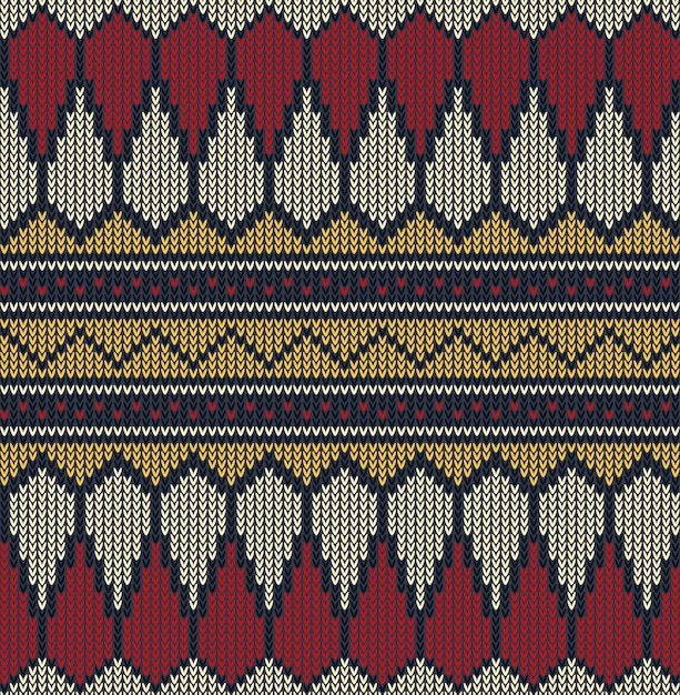 Tribal Aztec Abstract Seamless Pattern