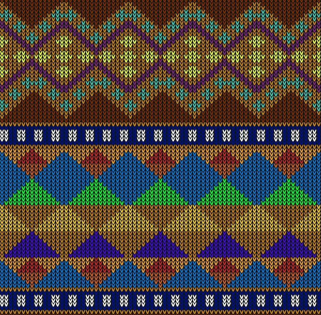 Tribal Aztec Abstract Seamless Pattern