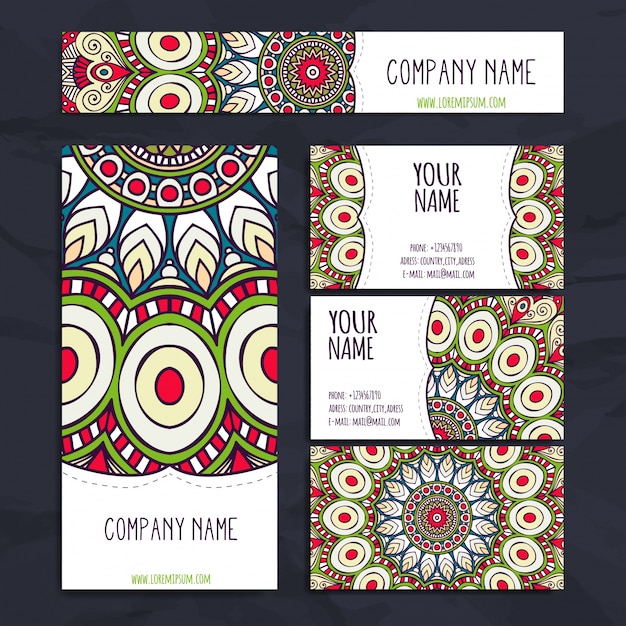 Tribal ethnic stationery collection