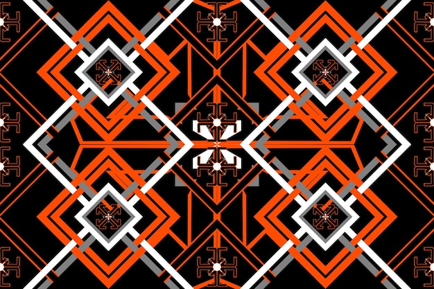 tribal fabric tradition ethnic Aztec pattern seamless design vector illustration