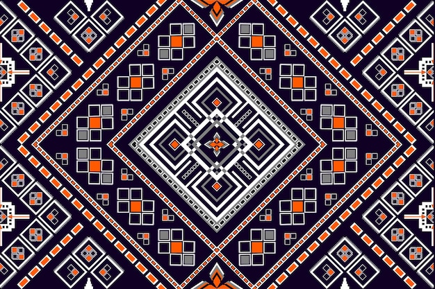 tribal fabric tradition ethnic Aztec pattern seamless design vector illustration