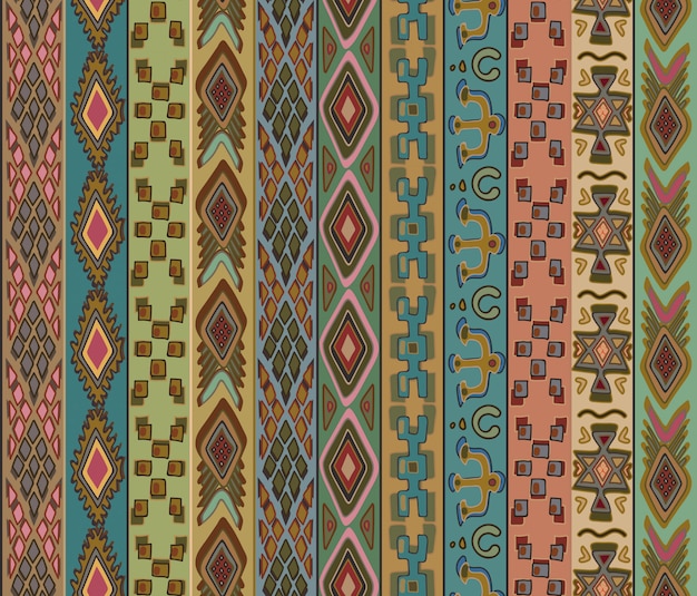 Tribal seamless pattern.