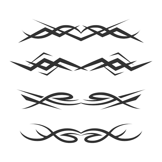 Tribal stripe decal graffiti for car