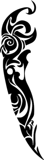 Tribal Tattoo design vector illustration 34