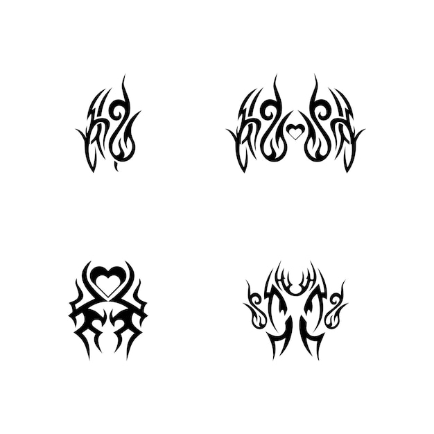 Tribal tattoo icon vector illustration design