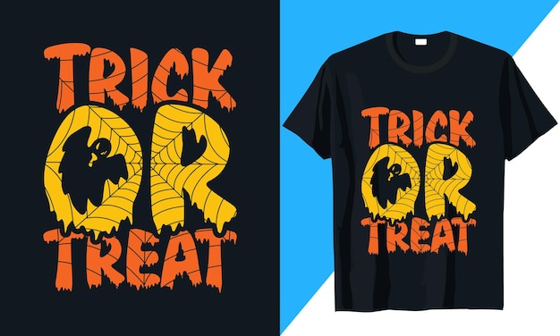 Trick or Treat halloween t-shirt design vector