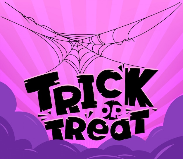 Trick or treat party concept