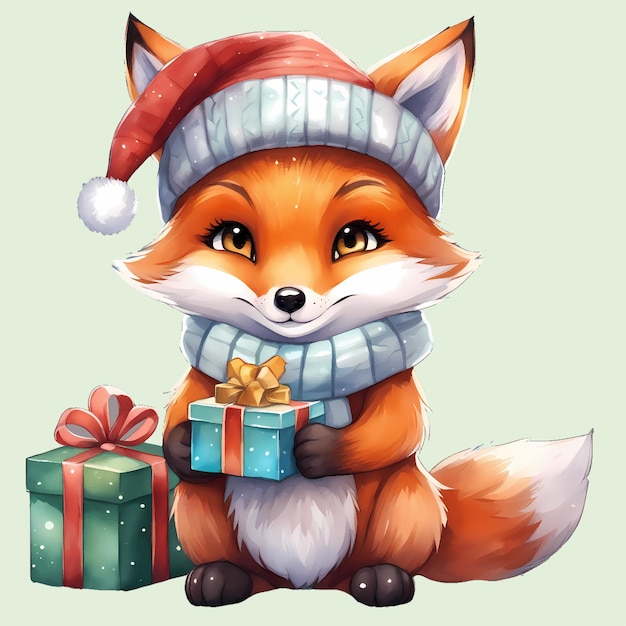 Tricky Fox Merry christmas