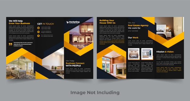 Trifold brochure Design Template