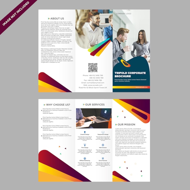 Trifold Colorful Business Brochure