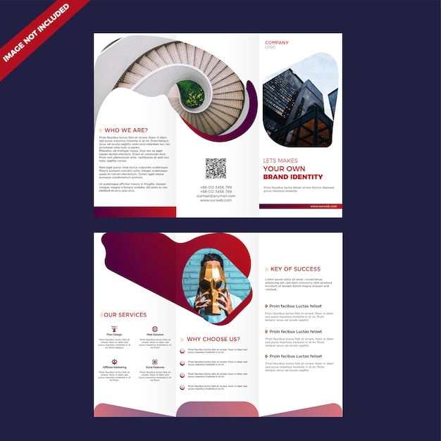 Trifold Corporate Brochure Design Template