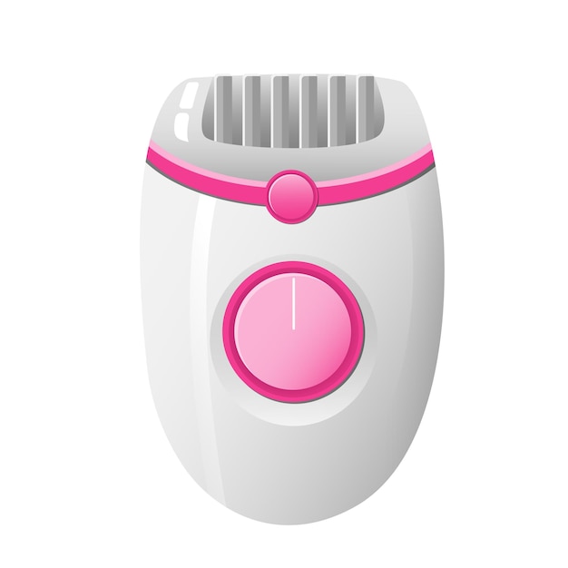 Trimmer epilator isolated hair removal and depilation products at home for smooth skin