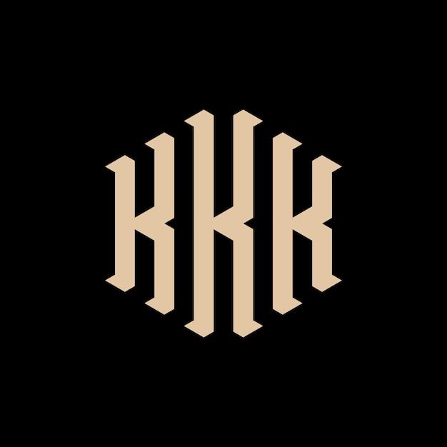 Triple initial logo k