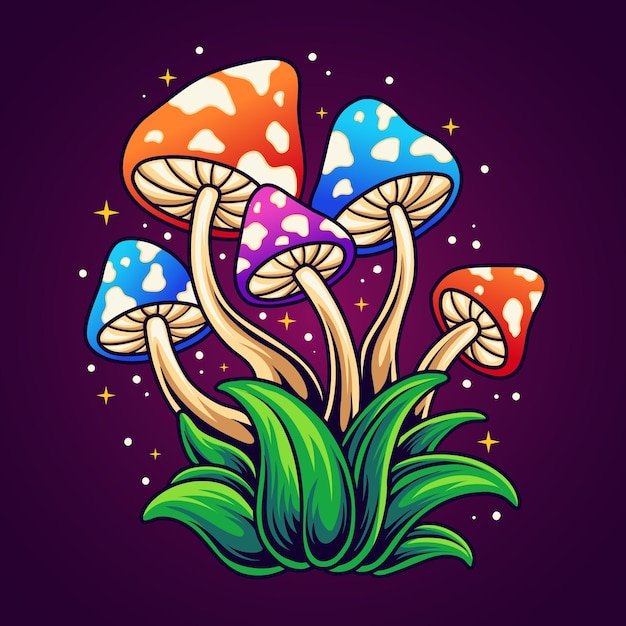 Trippy mushroom plant