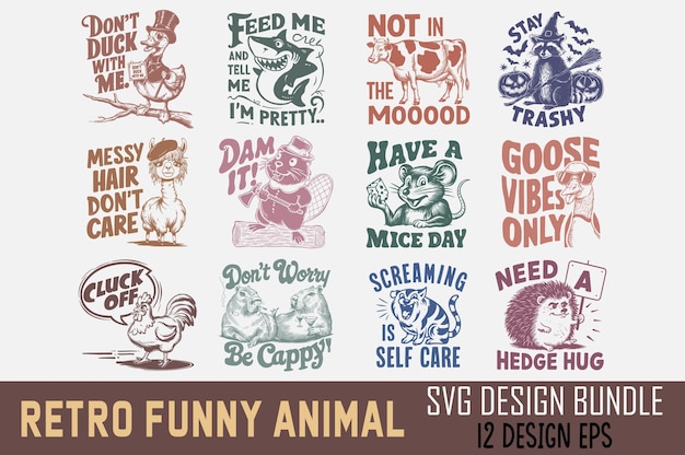 tro Funny Sarcastic Animal T shirt design