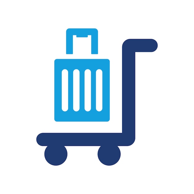 Vector trolley icon