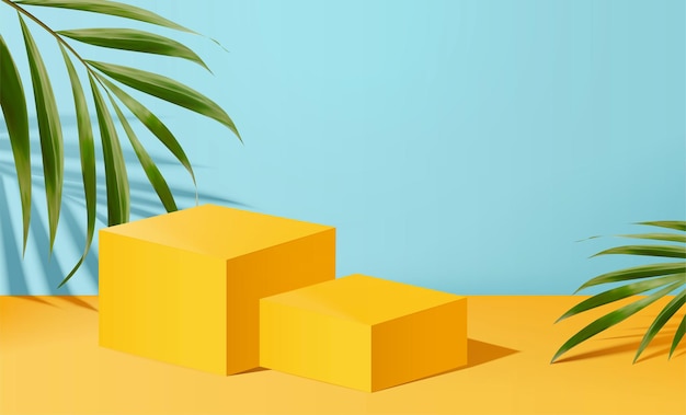 Tropical background for product