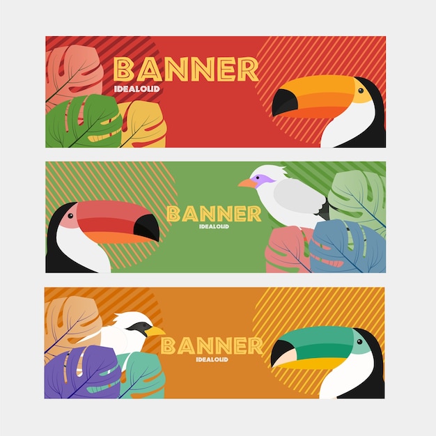 Tropical banner