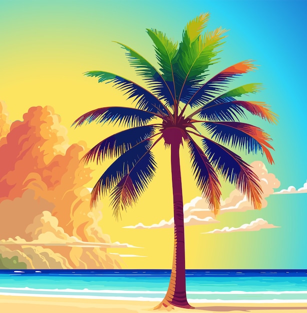 tropical beach background