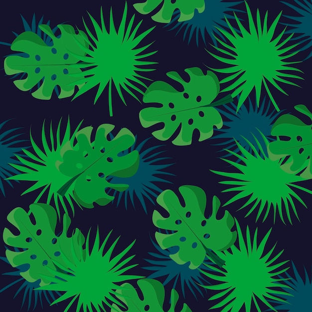 tropical leaves background