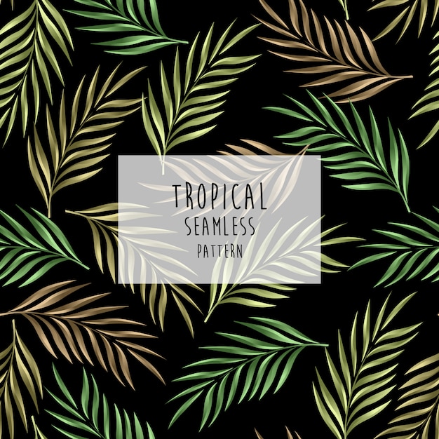 tropical pattern, seamless pattern