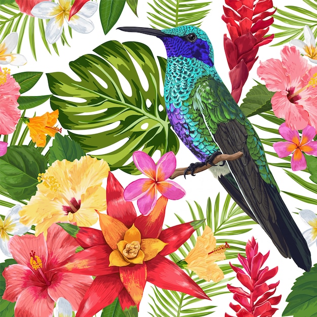 Tropical Seamless Pattern