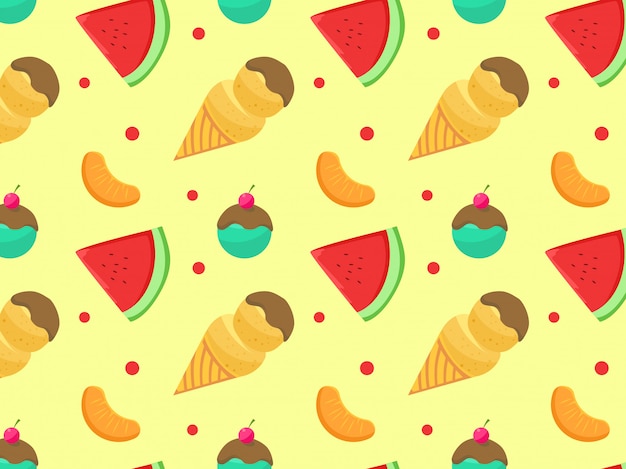 tropical seamless pattern