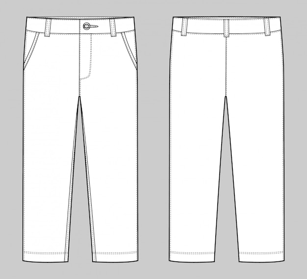 trousers template