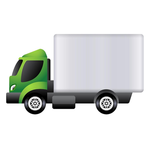 Truck icon color vector illustration