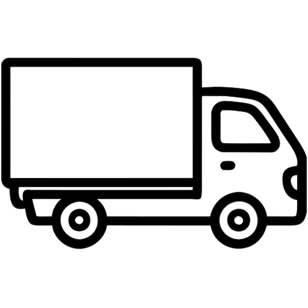 truck icon outline