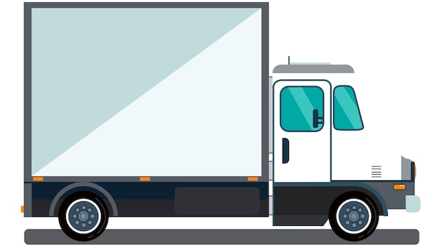 Truck isolated vector illustration