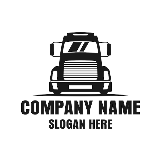 Truck Logo Design Template Inspiration Vector Illustration