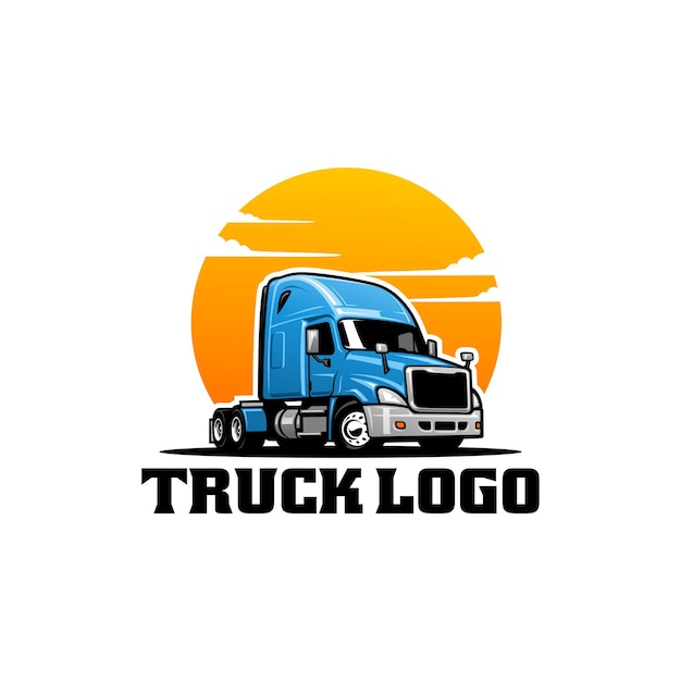 Truck logo template Perfect logo for business related to automotive industry