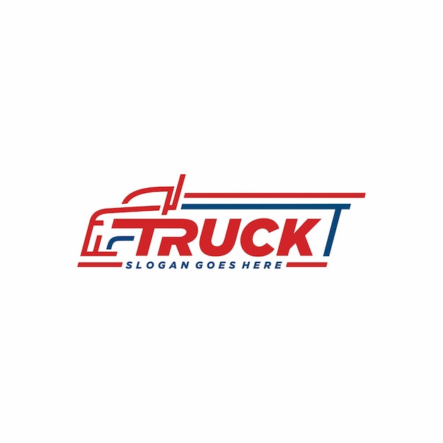 Truck logo template