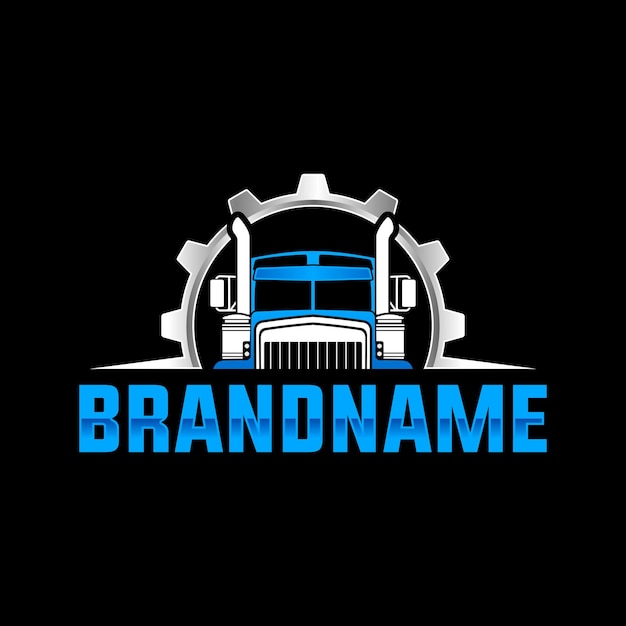 Truck logo template